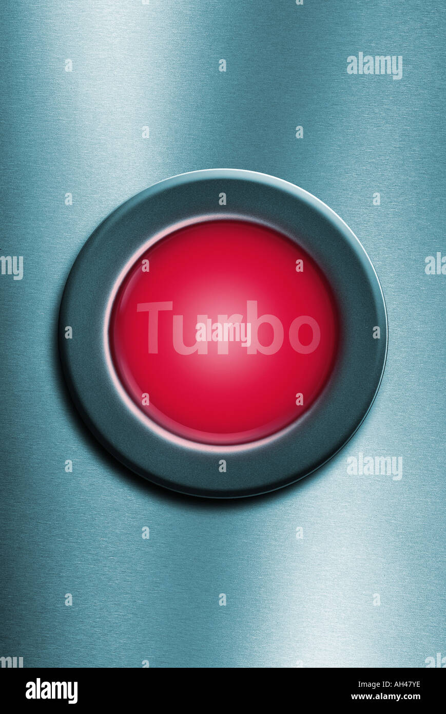 Turbo-Taste Stockfoto