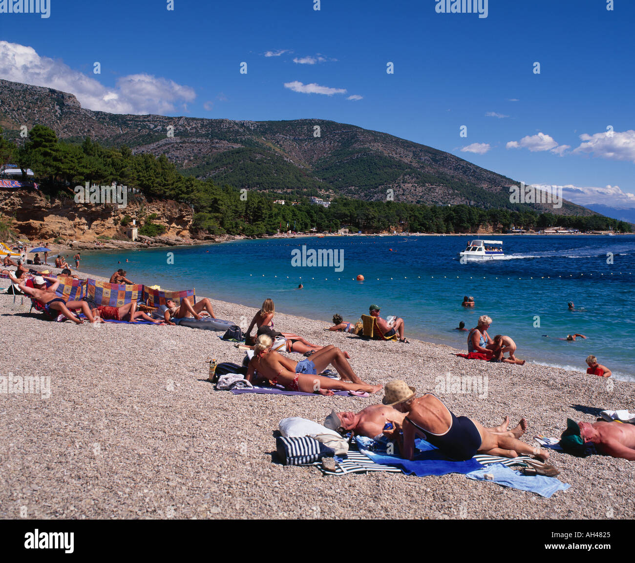 Golden Cape Strand Bol Insel Brac Kroatien Stockfotografie - Alamy