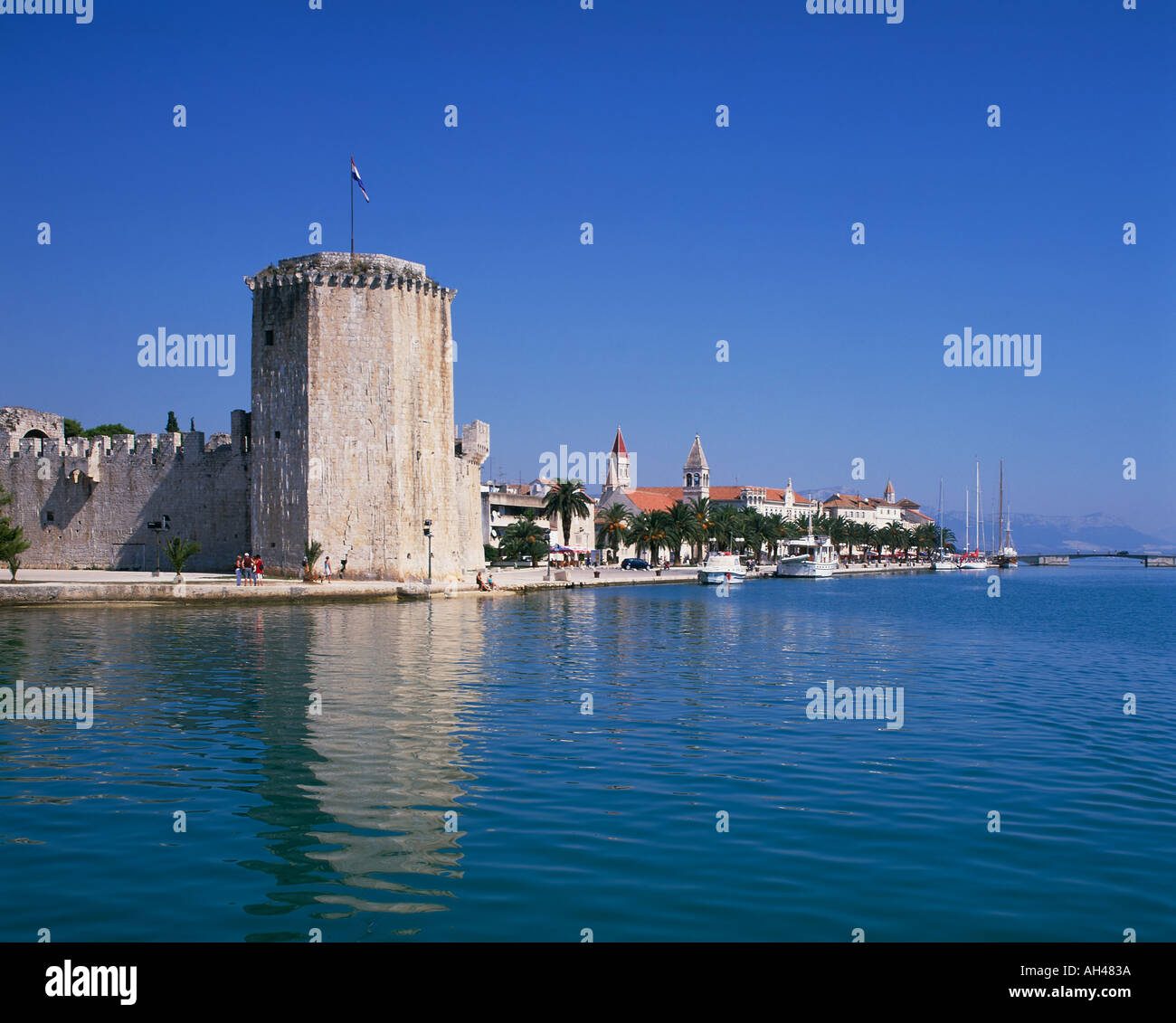 Festung Kamerlengo-Trogir-Dalmatien-Kroatien Stockfoto