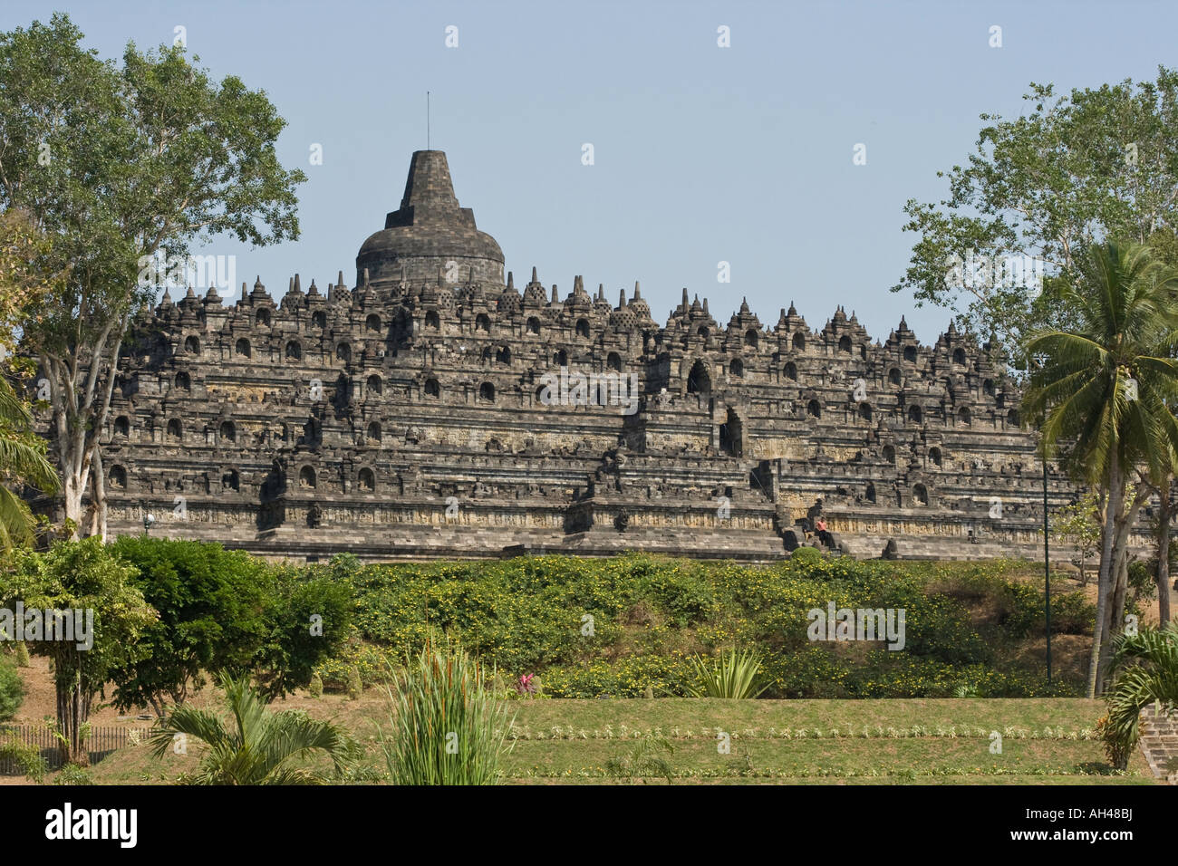 Borobudur, Indonesien Stockfoto