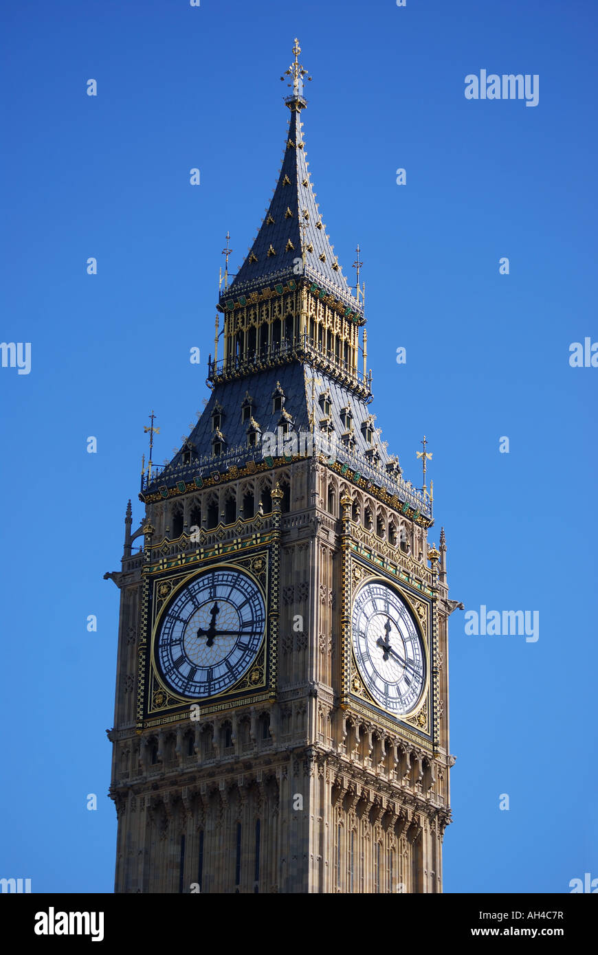 Big Ben, Houses of Parlament, Parliament Square, London, England, Vereinigtes Königreich Stockfoto