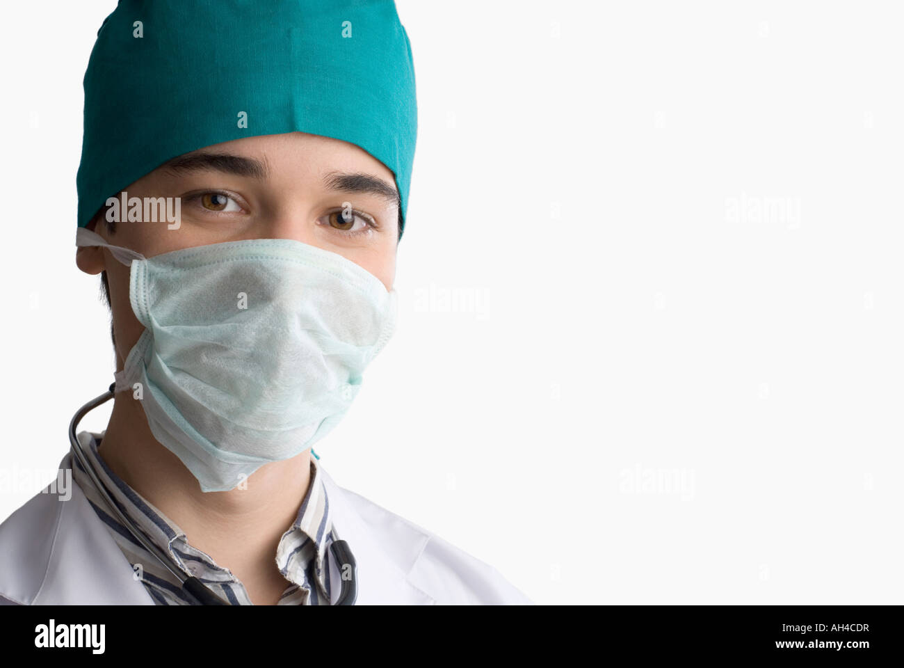 Porträt eines männlichen Arztes Stockfoto