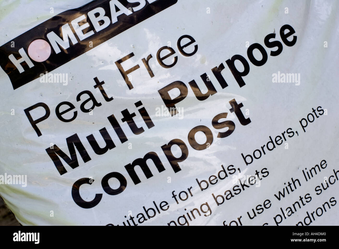 Nahaufnahme von Plünderung kostenlose Multi Zweck torfokompostom Cotswolds UK Stockfoto