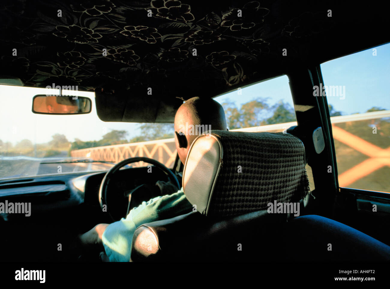 Taxifahrer an den Victoria Fällen, Simbawe Stockfoto