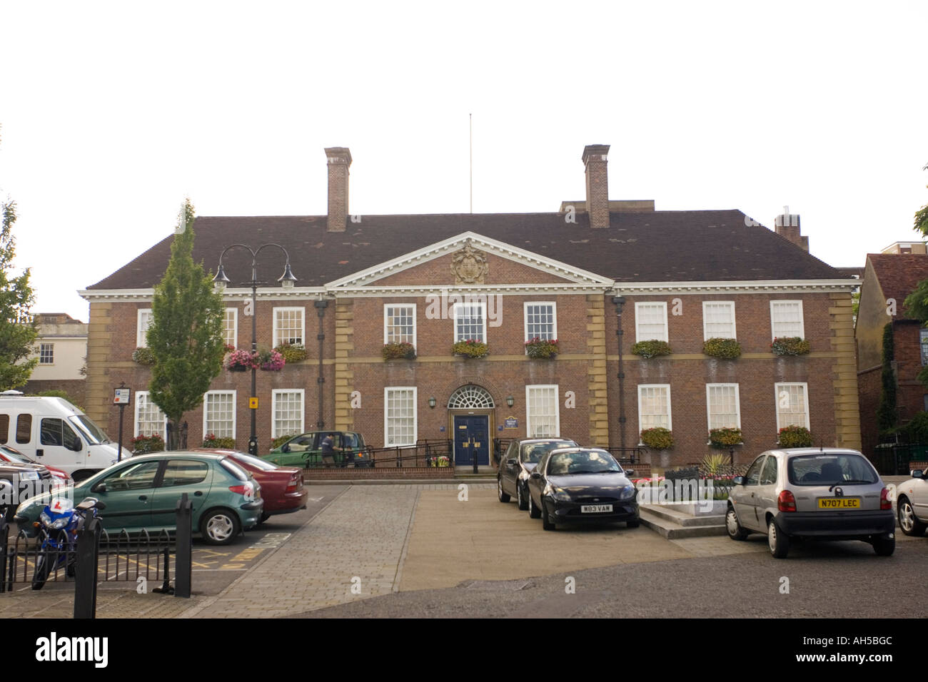 St Edmundsbury Rat Borough Büros im Angel Hill in Bury St Edmunds, Suffolk, UK Stockfoto