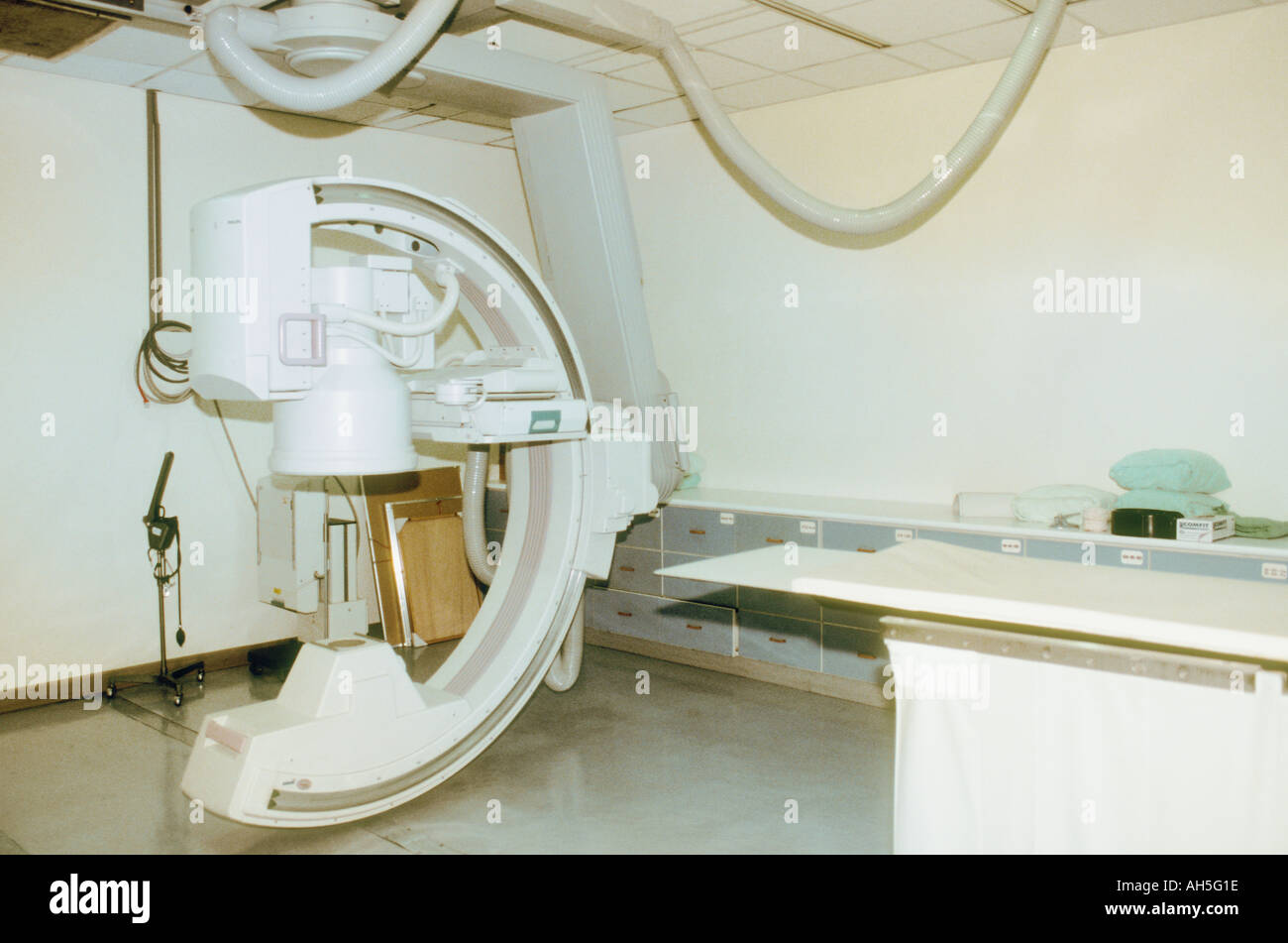 Krankenhaus Radiologie diagnostische C Arm Fluoroskopie X Ray Maschine Taiwan China Stockfoto