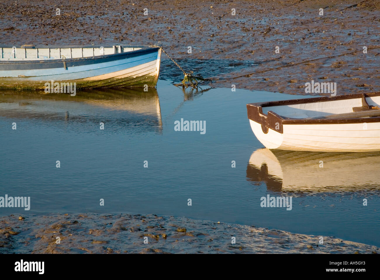 Boote, North Norfolk, UK Stockfoto
