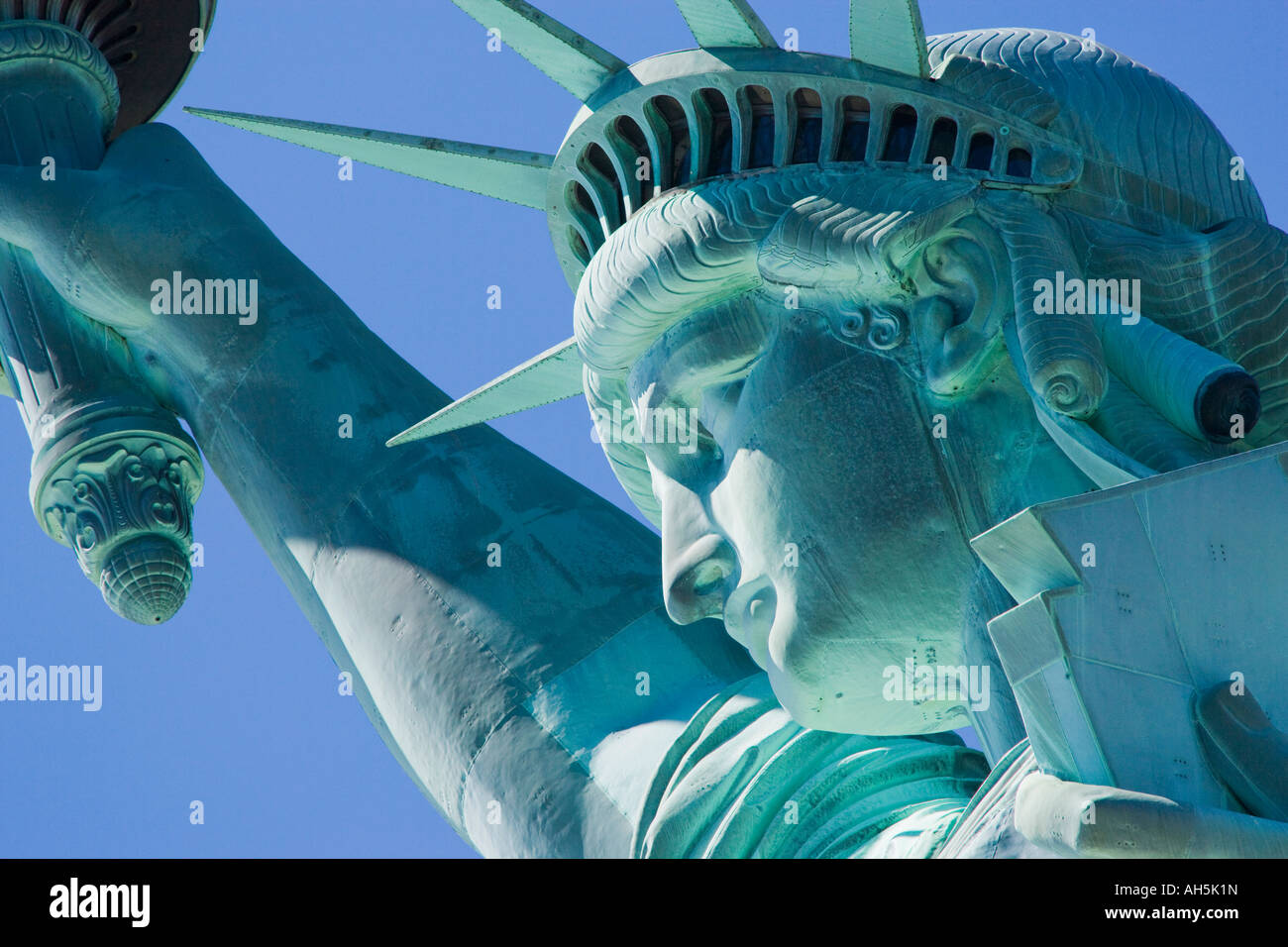USA NewYork die Freiheitsstatue Stockfoto