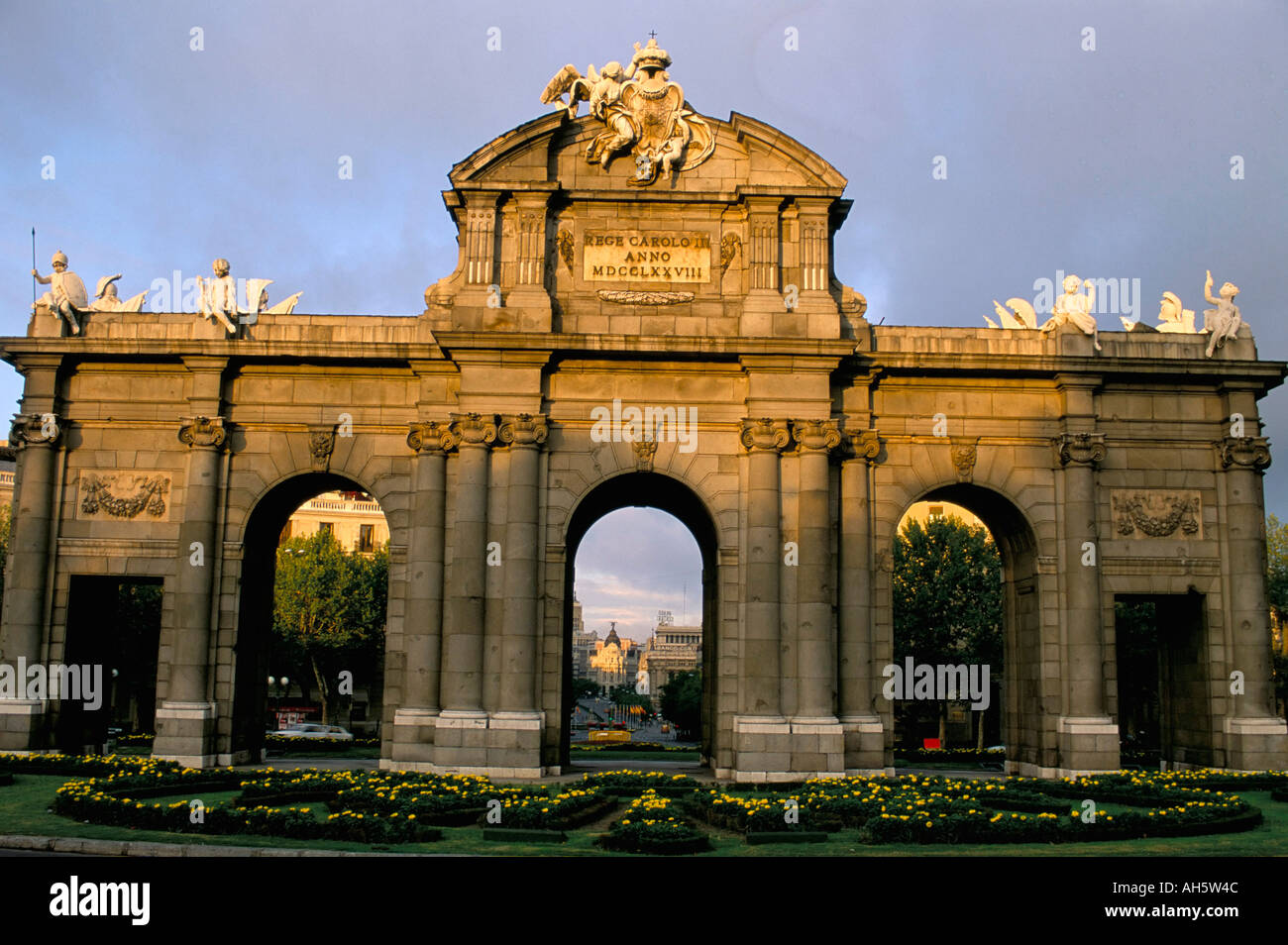Puerta de Alcala Madrid Spanien Europa Stockfoto
