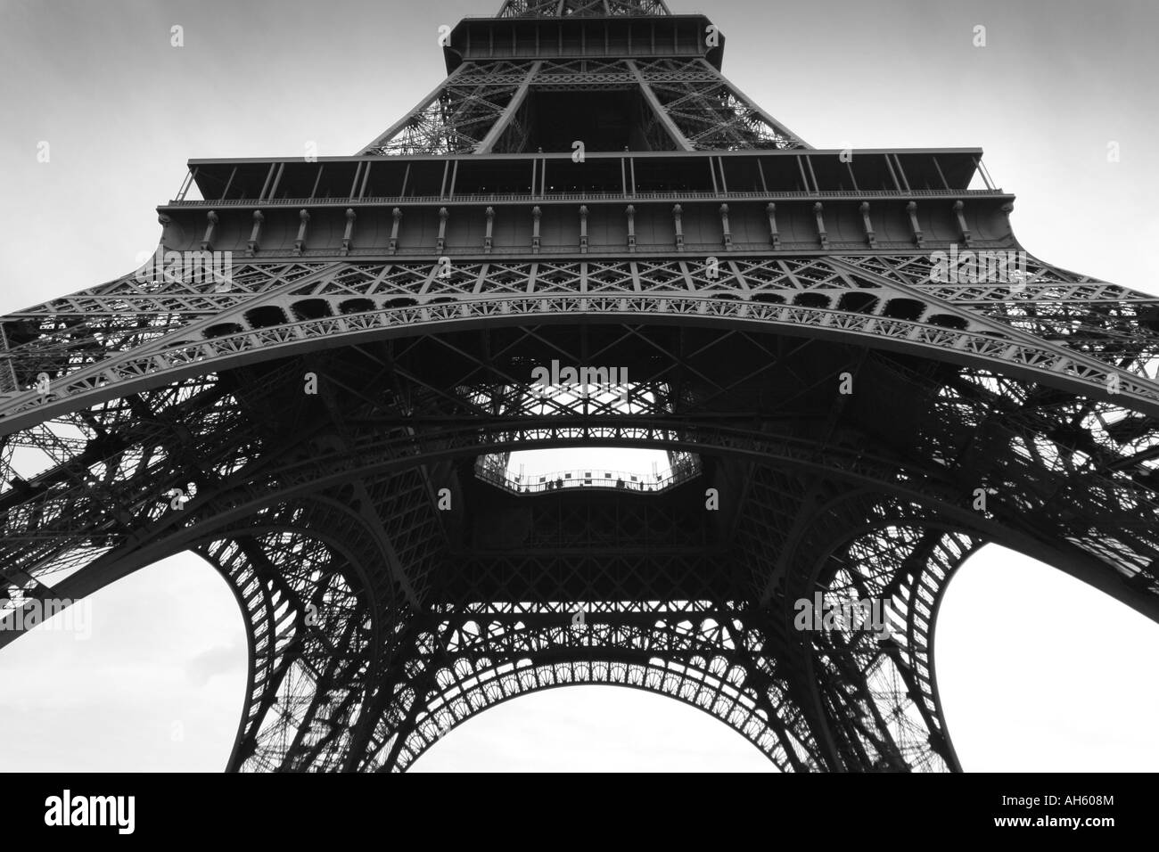 Eiffelturm Paris Frankreich Stockfoto