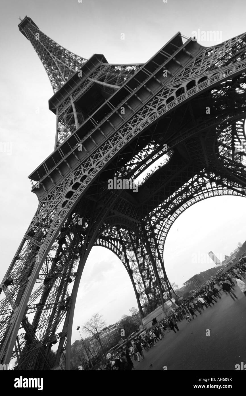 Eiffelturm Paris Frankreich Stockfoto