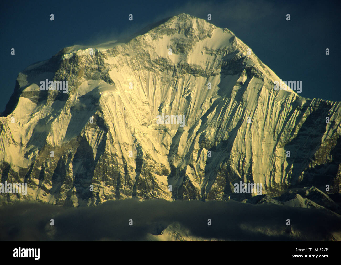 Dhaulagiri, Nepal Stockfoto