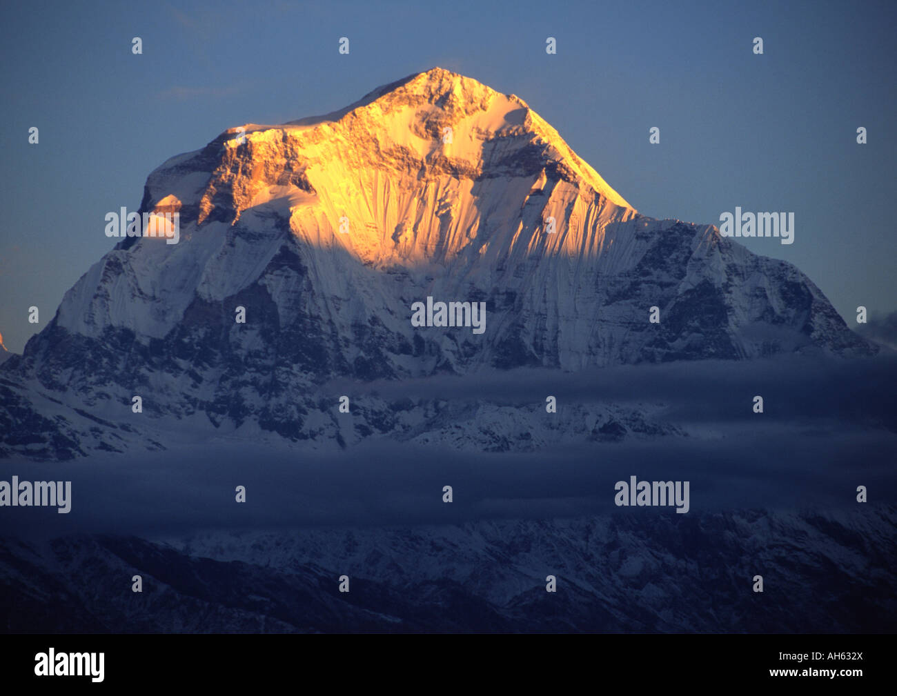 Dhaulagiri, Nepal III Stockfoto