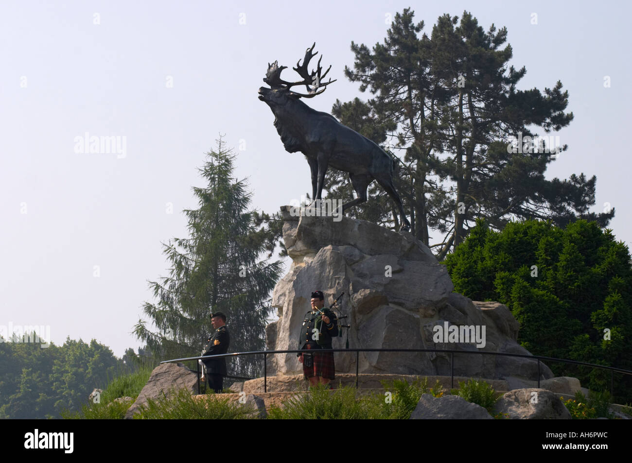 90. Jahrestag zum Gedenken an die Schlacht an der Somme am 1. Juli 2006 bei Beaumont-Hamel, Frankreich Stockfoto