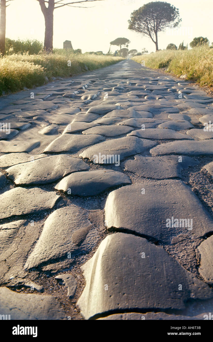 Appia Antica Via Appia Rom Latium Italien Europa Stockfoto