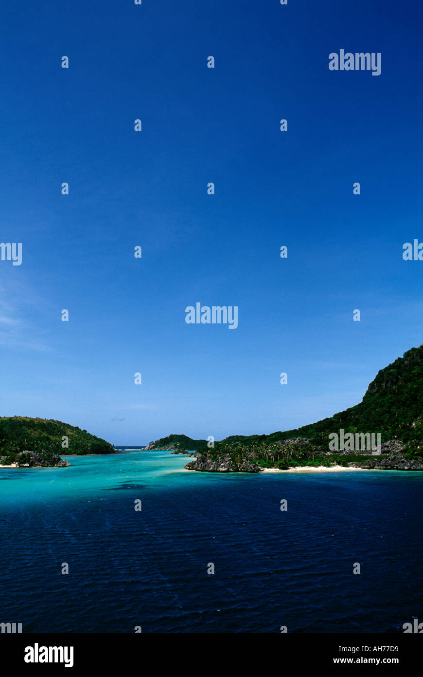 SAWA I LAU Insel die Website der Film BLUE LAGOON YASAWA ISLANDS Fidschi Stockfoto