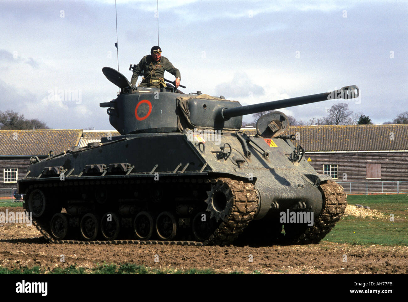 Sherman-Panzer Stockfoto
