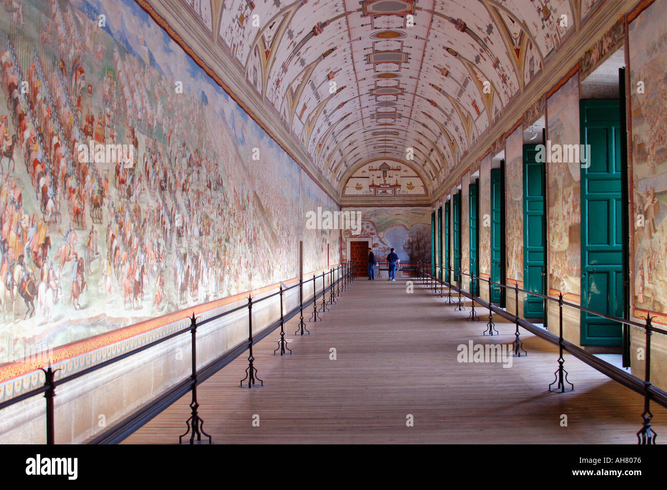 San Lorenzo de El Escorial Madrid Provinz Spanien Hall Schlachten Stockfoto