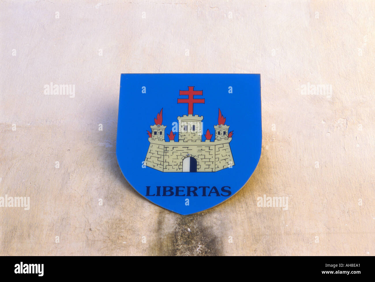Frankreich-Korsika Flagge Abzeichen Symbol symbolisch Identität Stockfoto