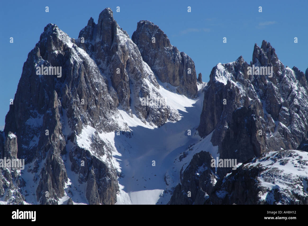 Tre Cima Di Lavaredo, Dolomiten, Italien, Europa Stockfoto