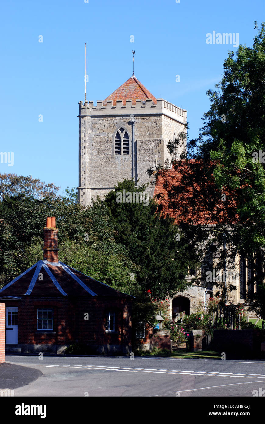 Dorchester Abbey, Dorchester auf Thames, Oxfordshire, England, UK Stockfoto