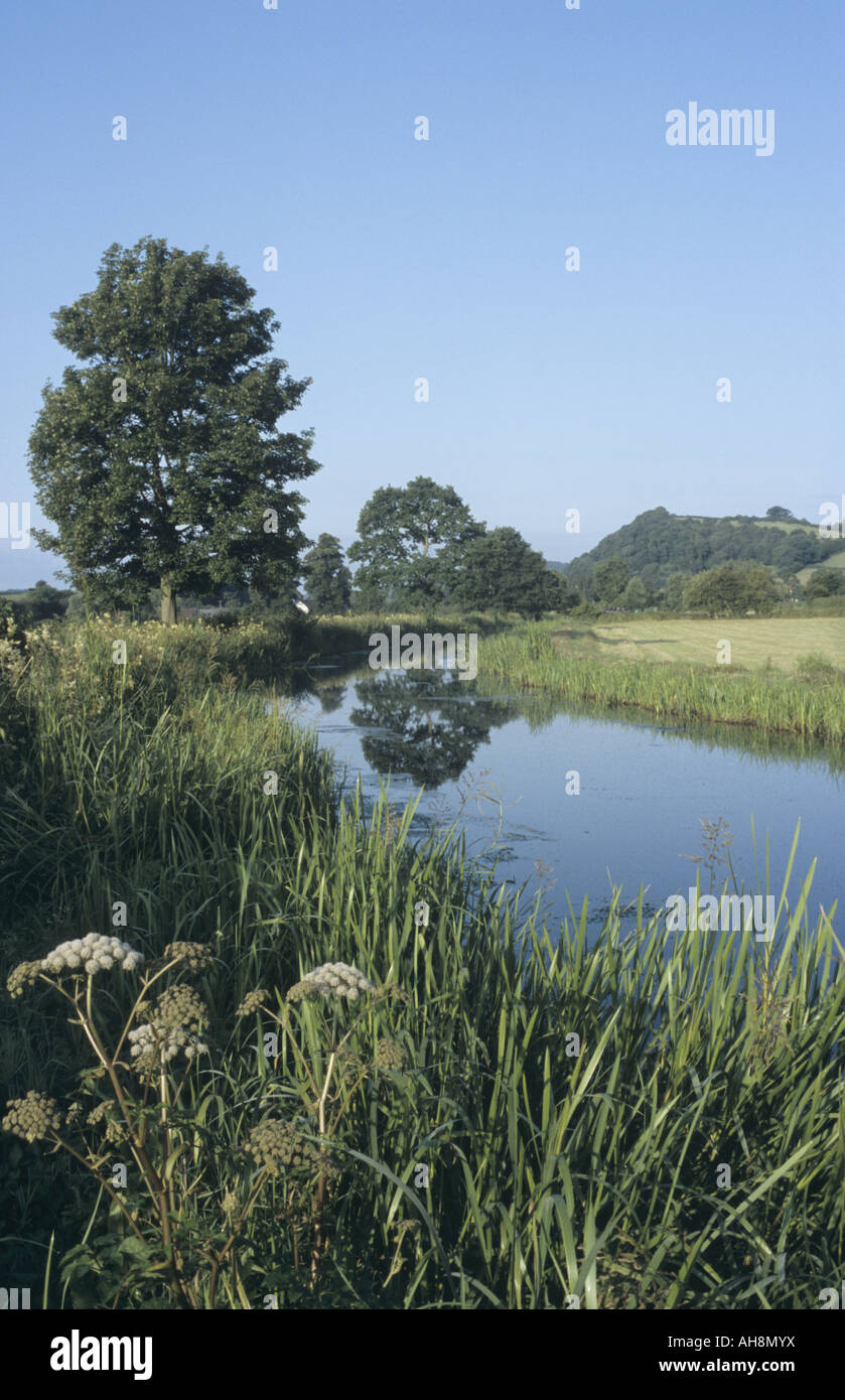 Montgomery-Kanal bei Garthmyl Stockfoto