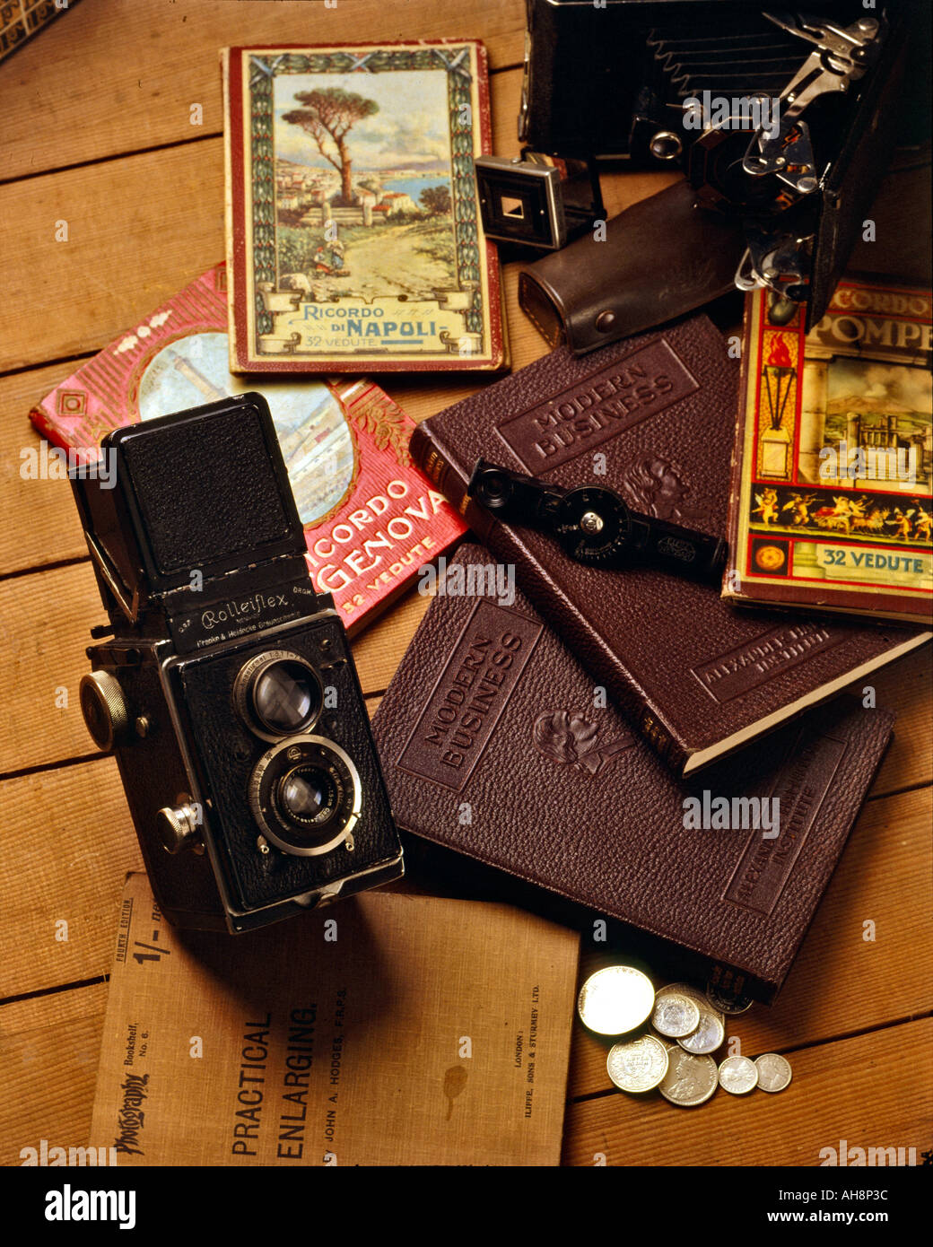 AAD71572 Kamera erste Rolleiflex TLR Entwicklung der Fotografie Stockfoto