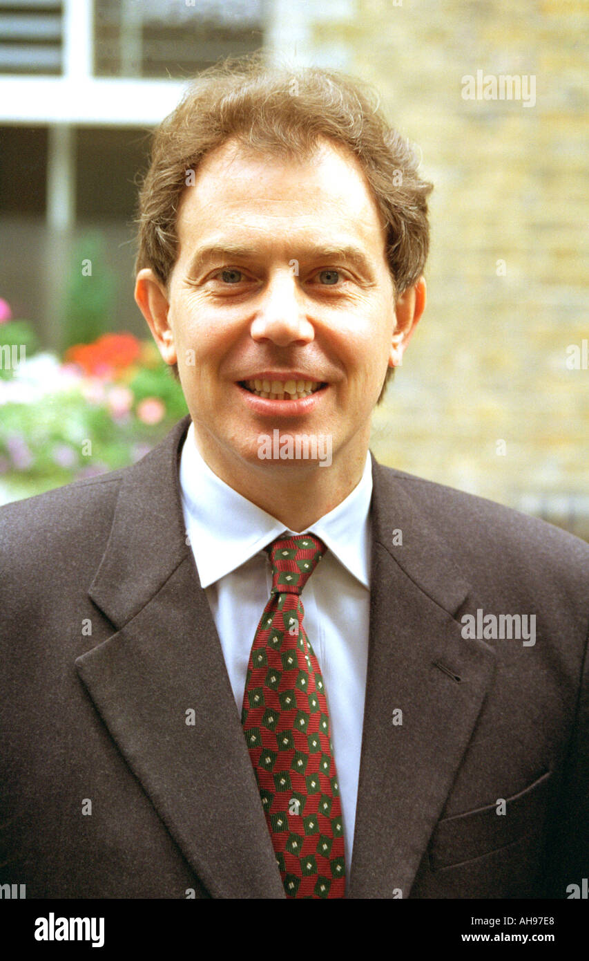 Tony Blair Arbeit Premierminister Portrait 1997 Stockfoto