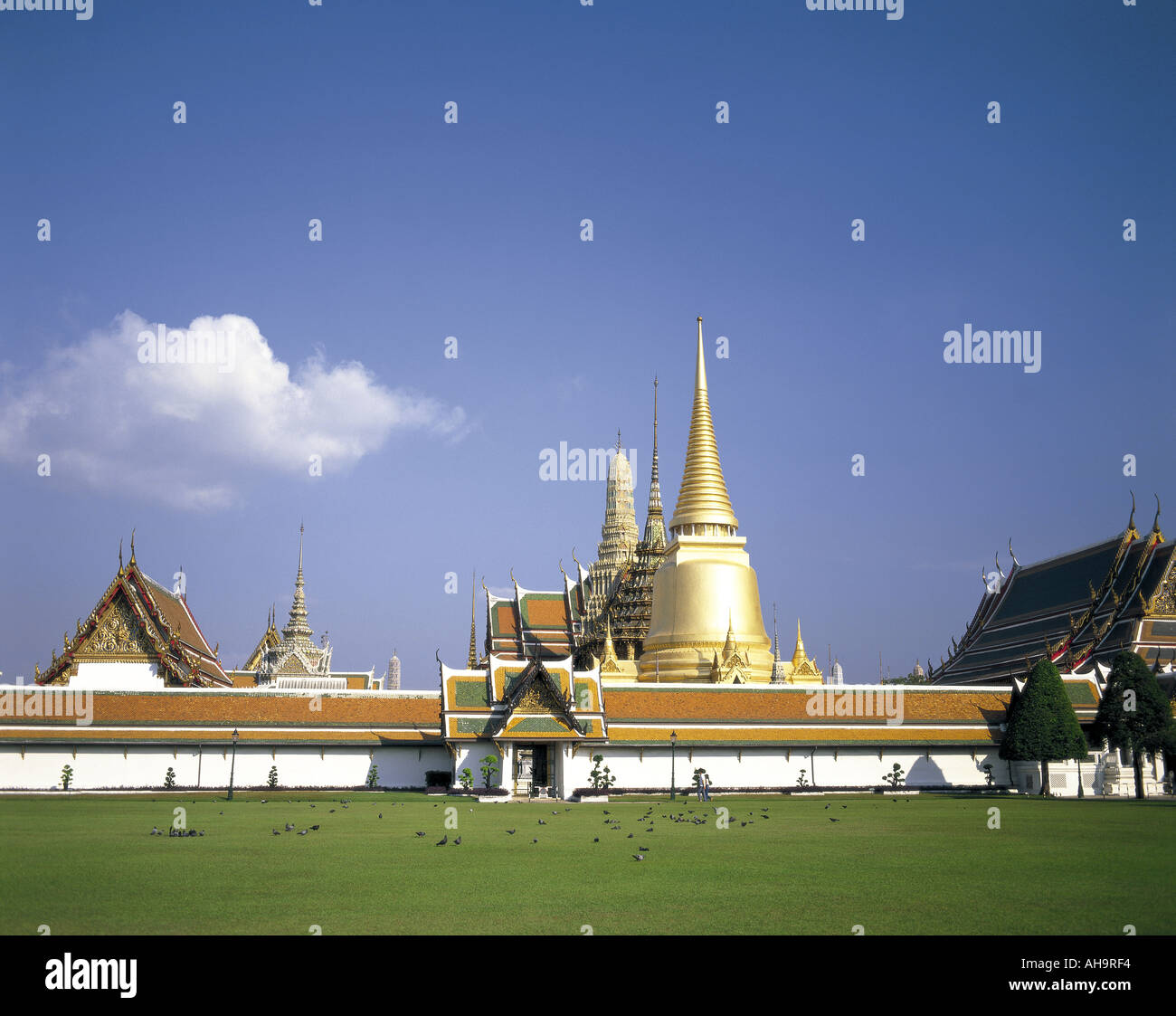 Smaragd-Tempel und Wat Phra Keo, Bangkok, Thailand Stockfoto