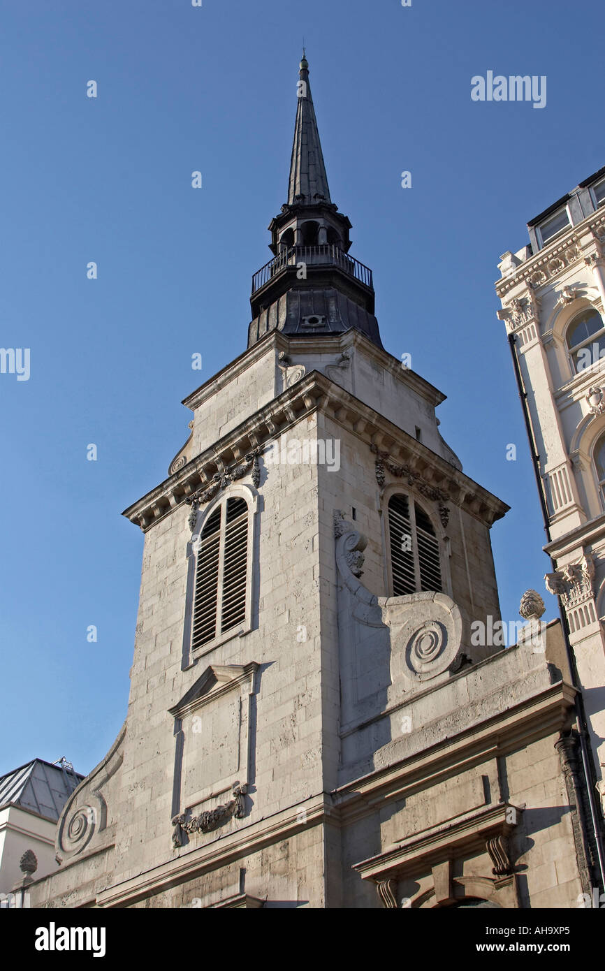 St Martin s Kirchturm Ludgate Hill City of London EG4 England Stockfoto