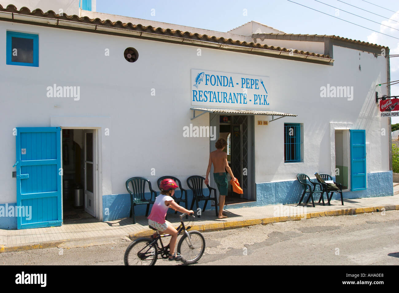 Hostal Fonda Pepe In Sant Ferran De Ses Roques San Fernando Formentera Stockfotografie Alamy