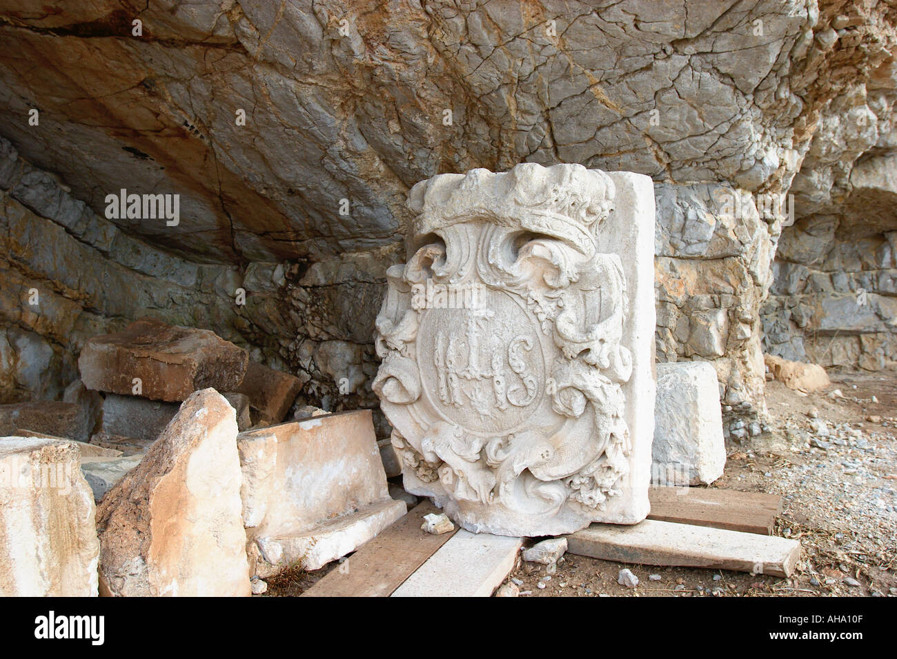 Necròpolis del Puig des Molins Necropolos von den Karthagern in Ibiza-Stadt Stockfoto