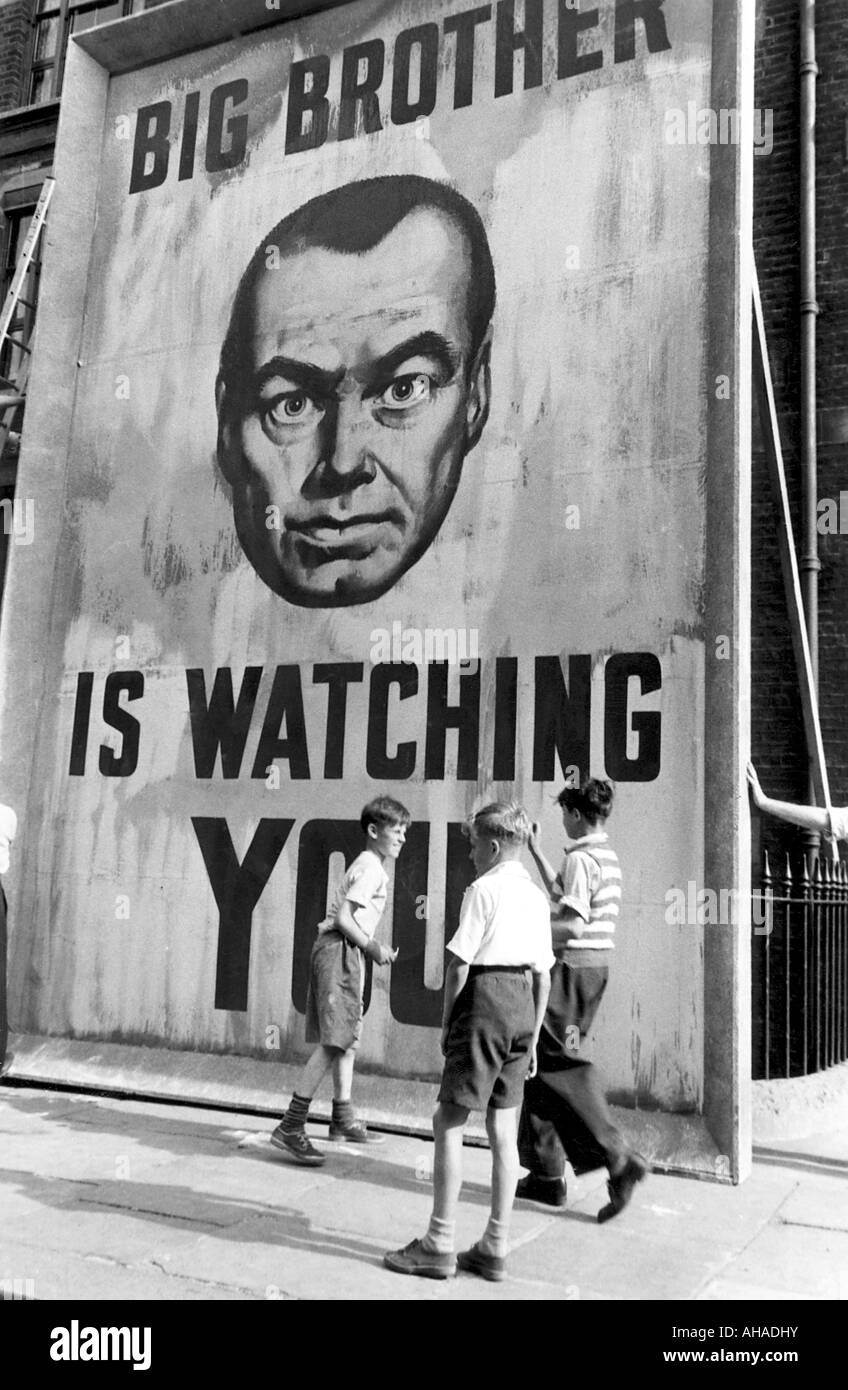 1984 GB Produktionen 1955 Verfilmung des Romans von George Orwell Stockfoto