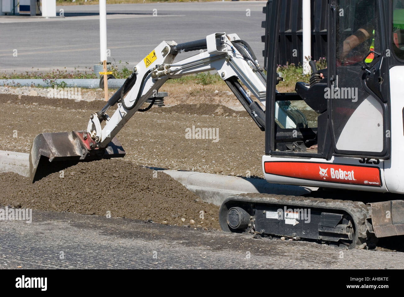 Bagger Stockfoto