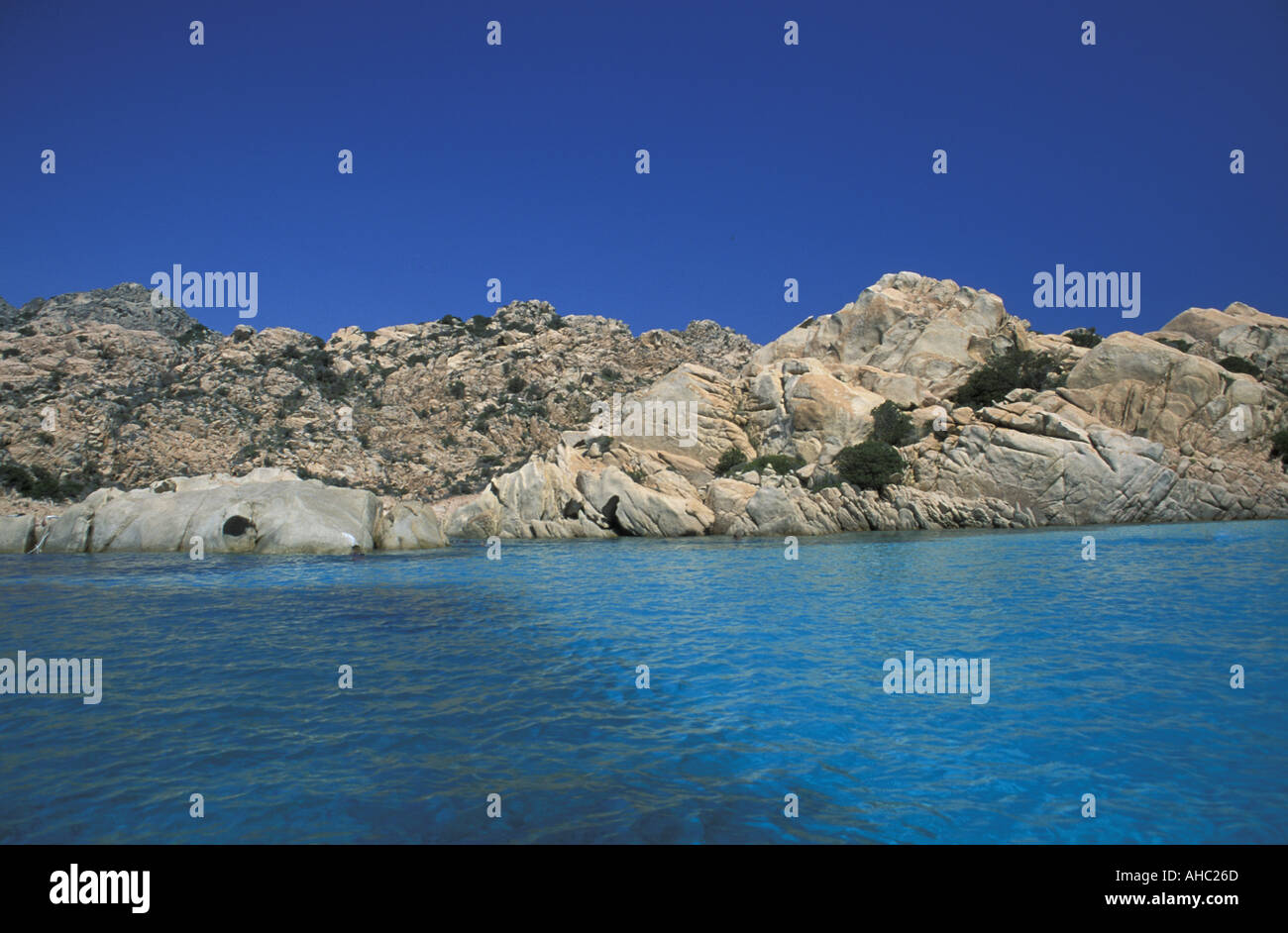 Cala Coticcio Caprera La Maddalena Sassari Sardinien Italien Stockfoto