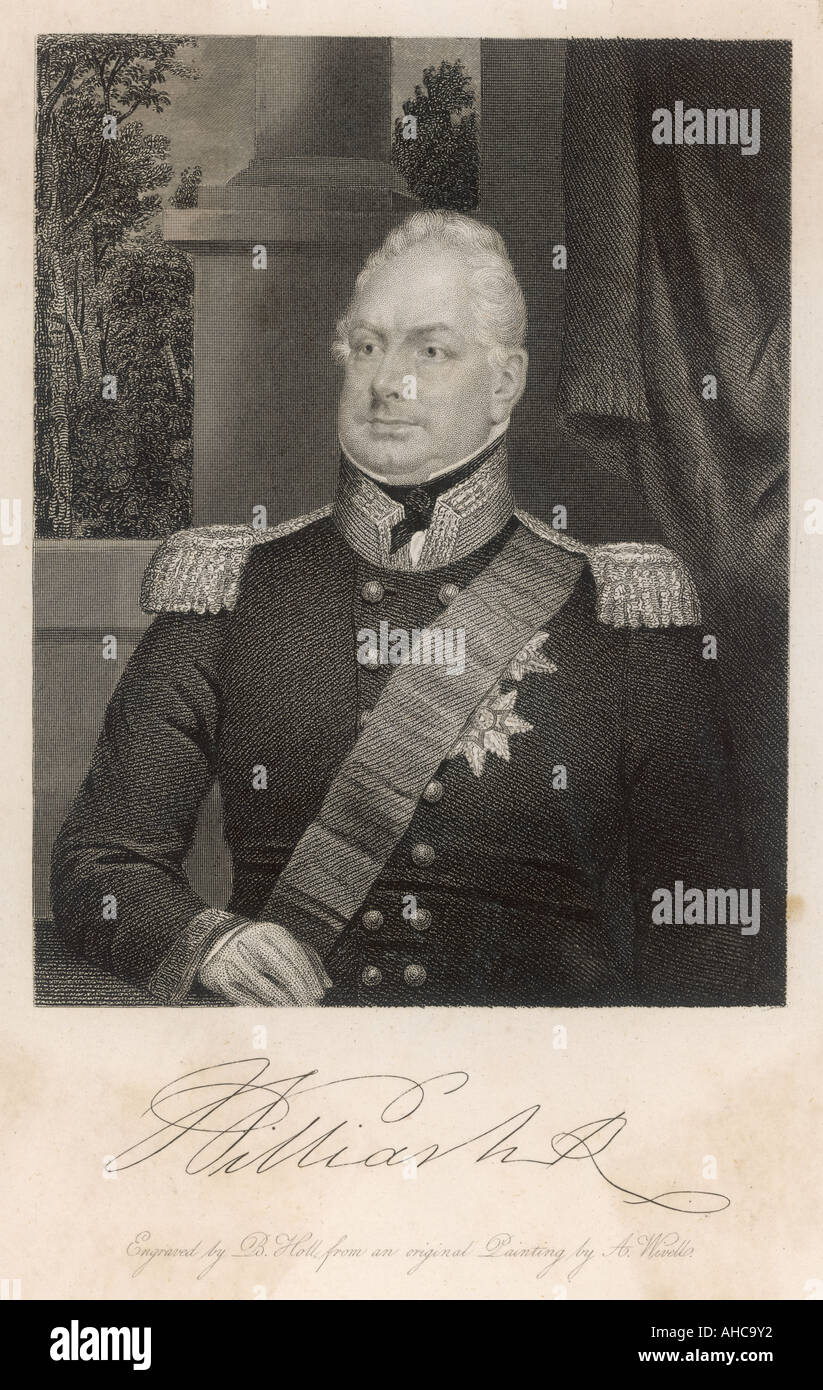 William Iv Wivell Holl Stockfoto