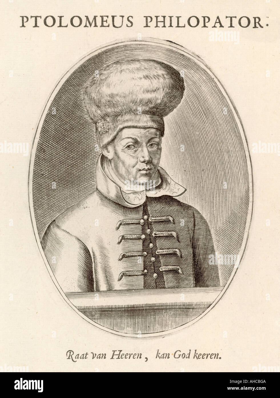 Ptolemaios Iv Philopator Stockfoto