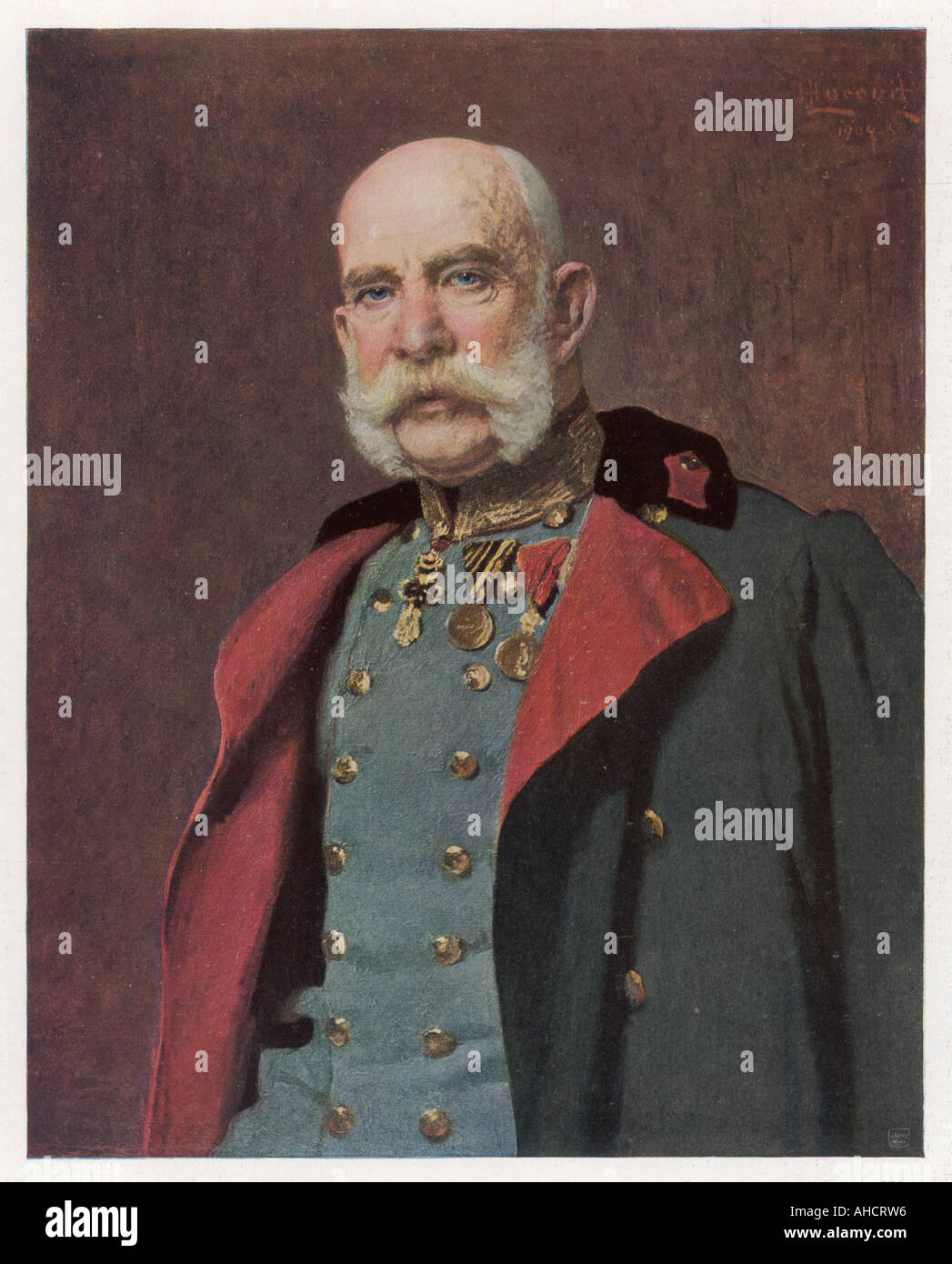 Franz Joseph Liz 1908 Stockfoto