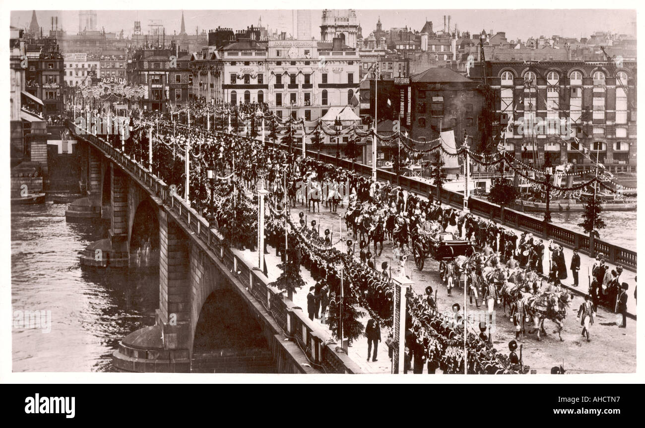 George V Progress 1911 Stockfoto