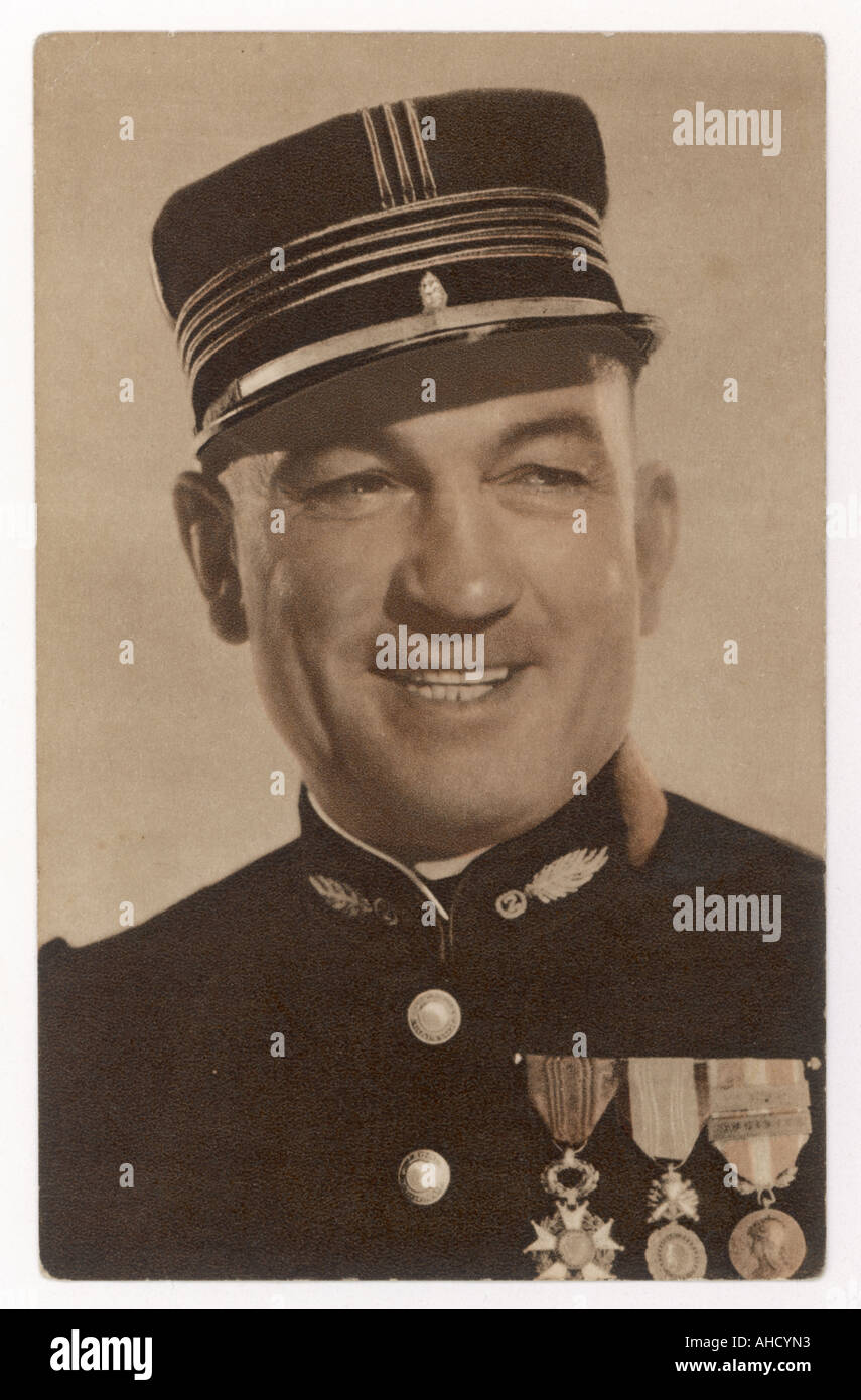 Victor Mclaglen Medaillen Stockfoto