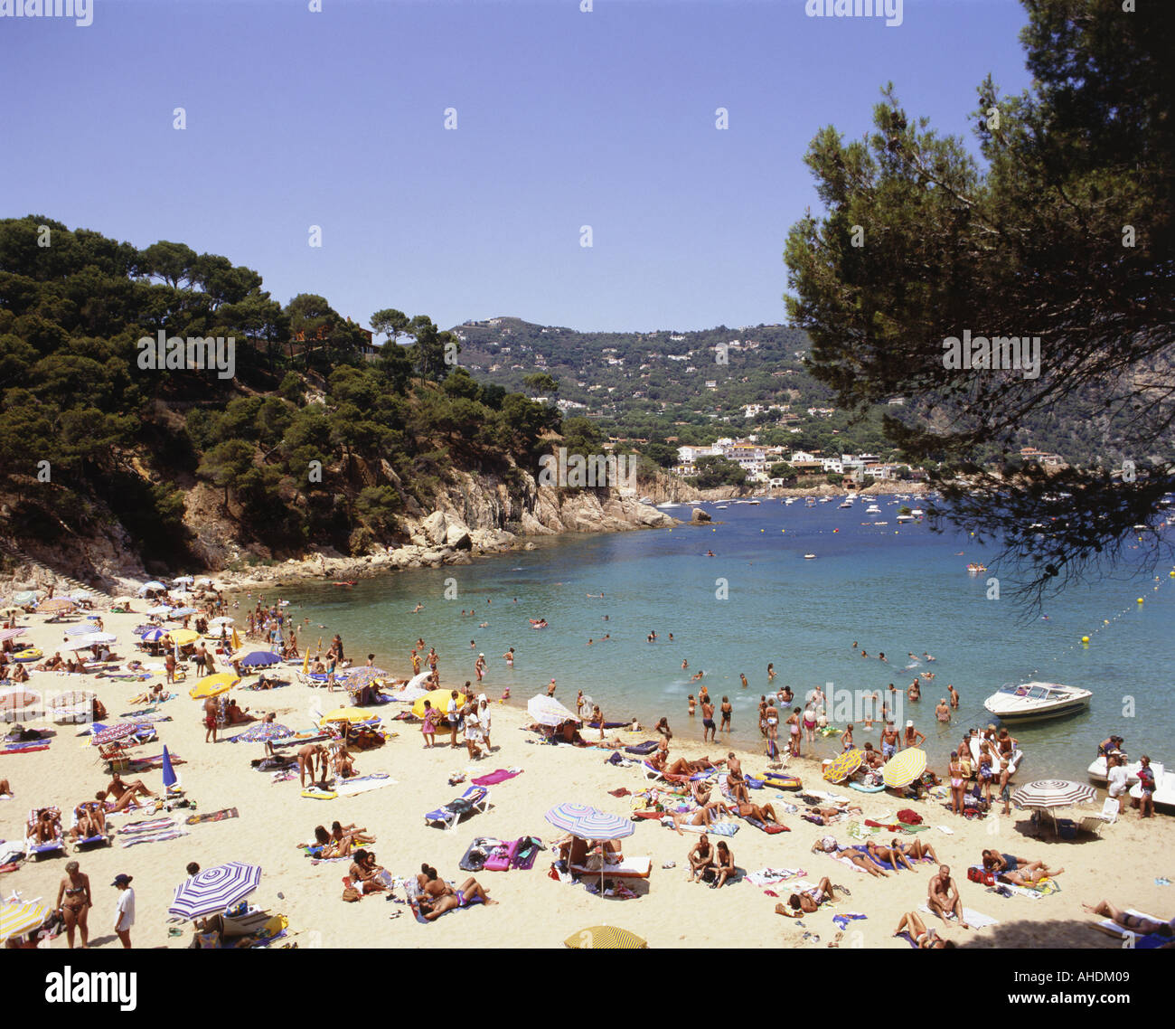 Costa Brava Spanien Stockfoto