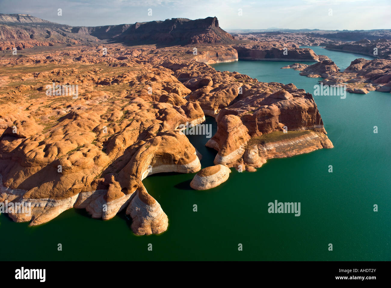 Lake Powell-Geologie-Arizona Stockfoto
