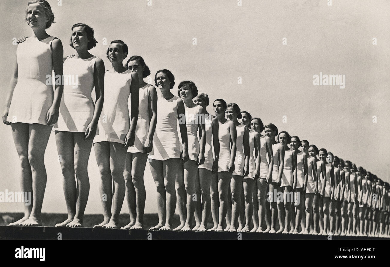 Sport, Turnen, Frauen in Folge, Deutschland, 1930er, 30er, 20