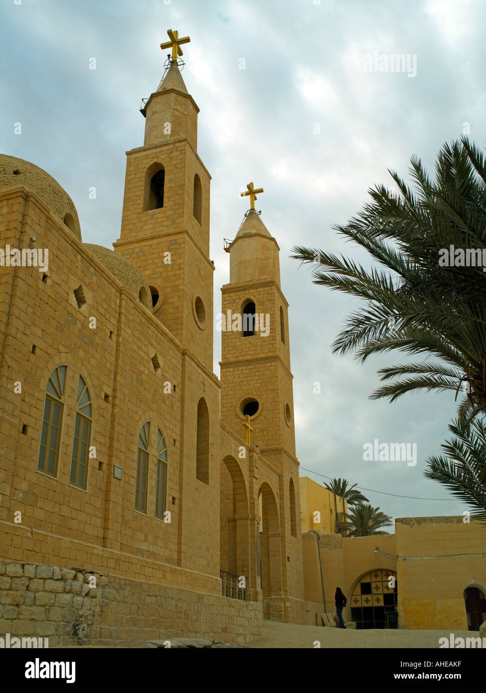 Kirche des St. Antonius und St. Paul im Coptiic orthodoxe Kloster des Heiligen Antonius der große Stockfoto