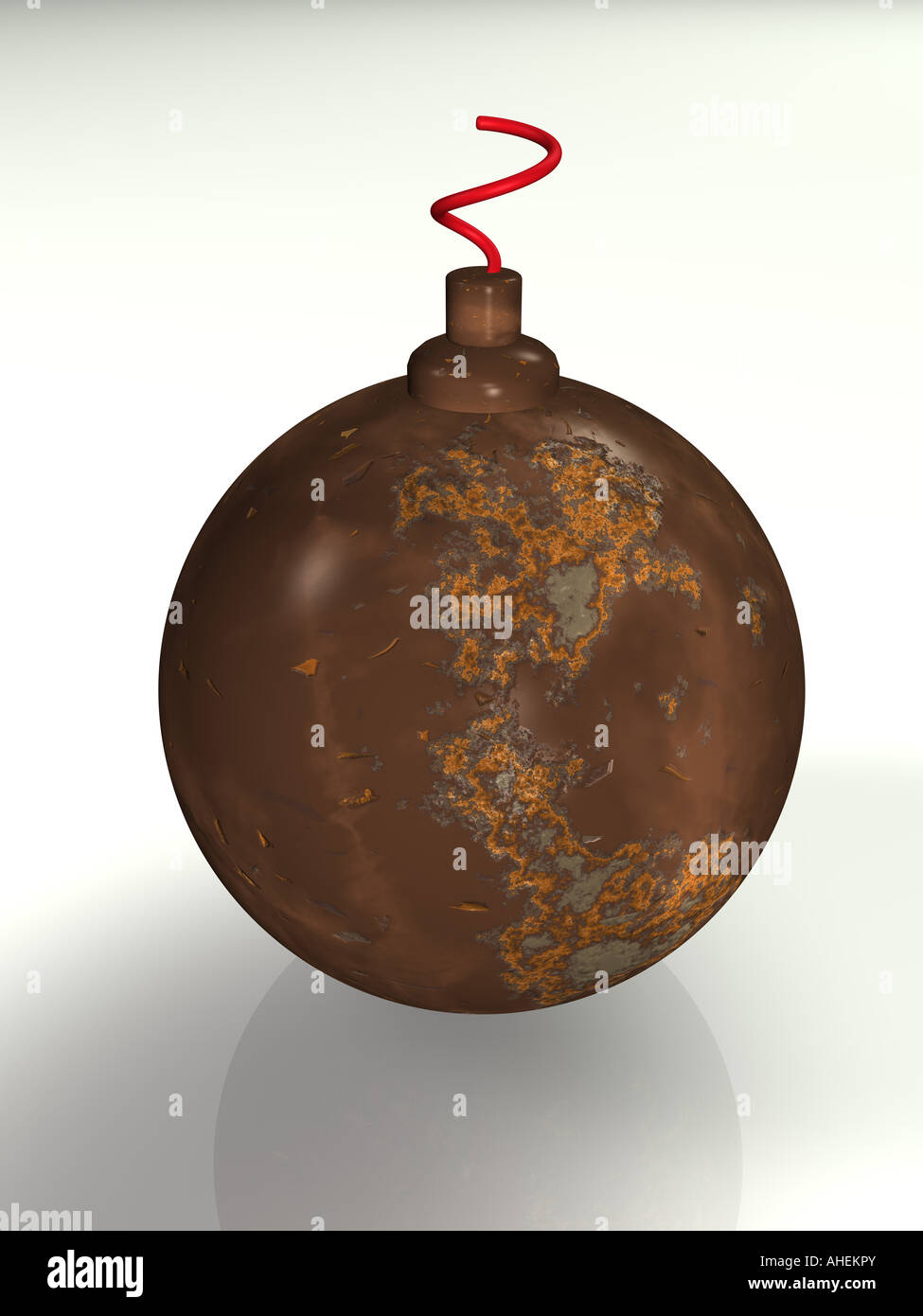 3D-Illustration Konzept zu bombardieren Stockfoto