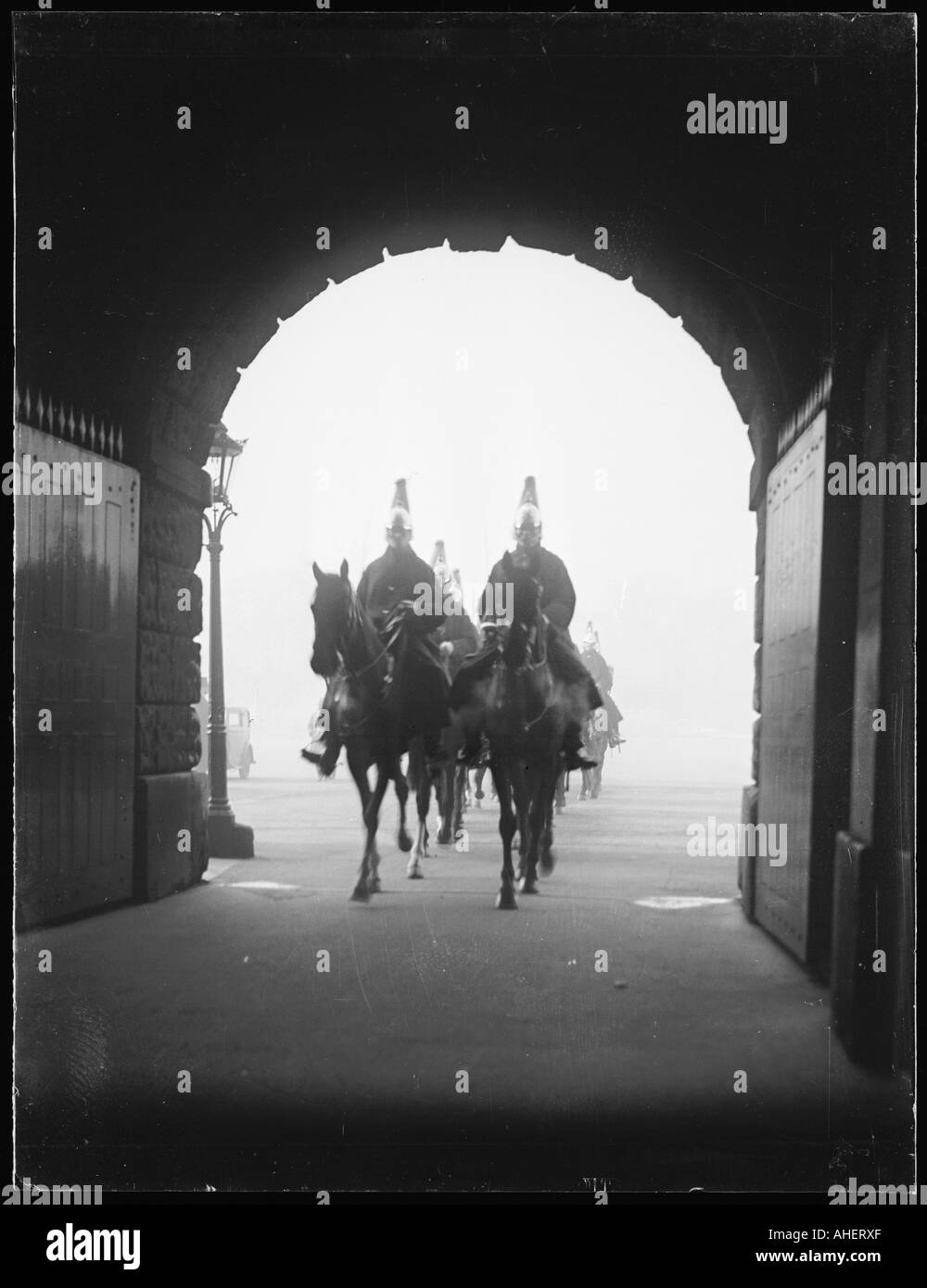 Zwei Horse Guards Stockfoto