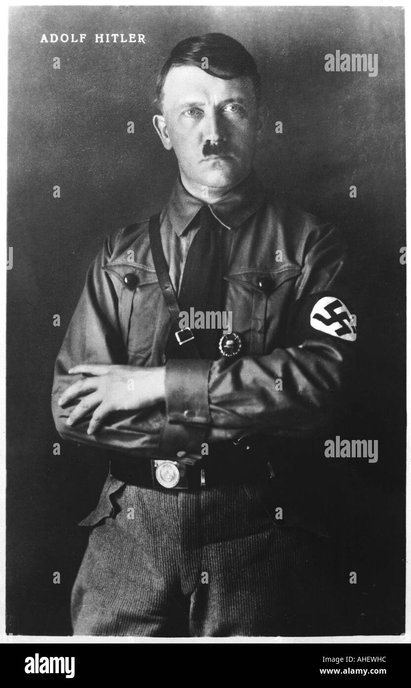 Hitler mit verschränkten Armen Stockfoto