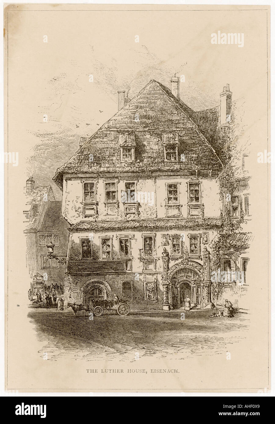 Luther Eisenach Haus 1 Stockfoto