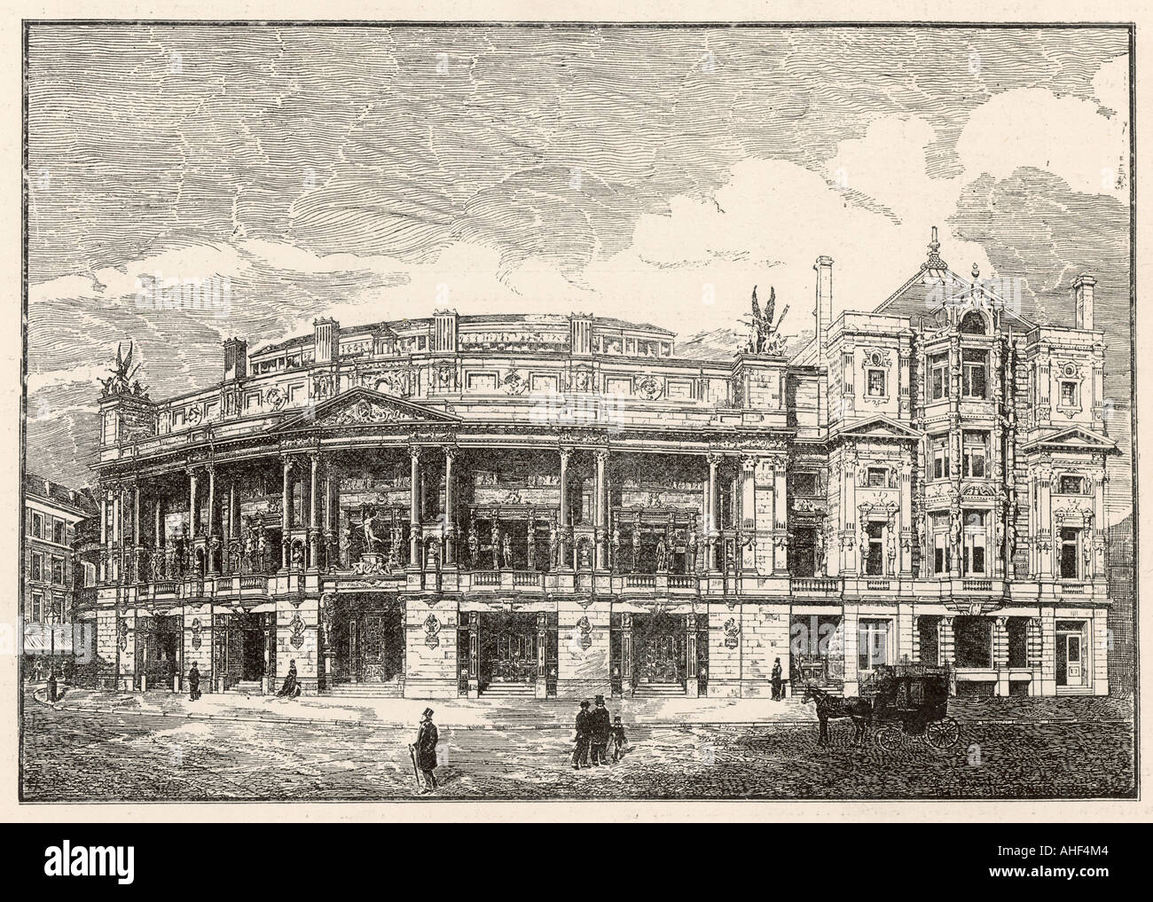 Queens Hall London 1900 Stockfoto