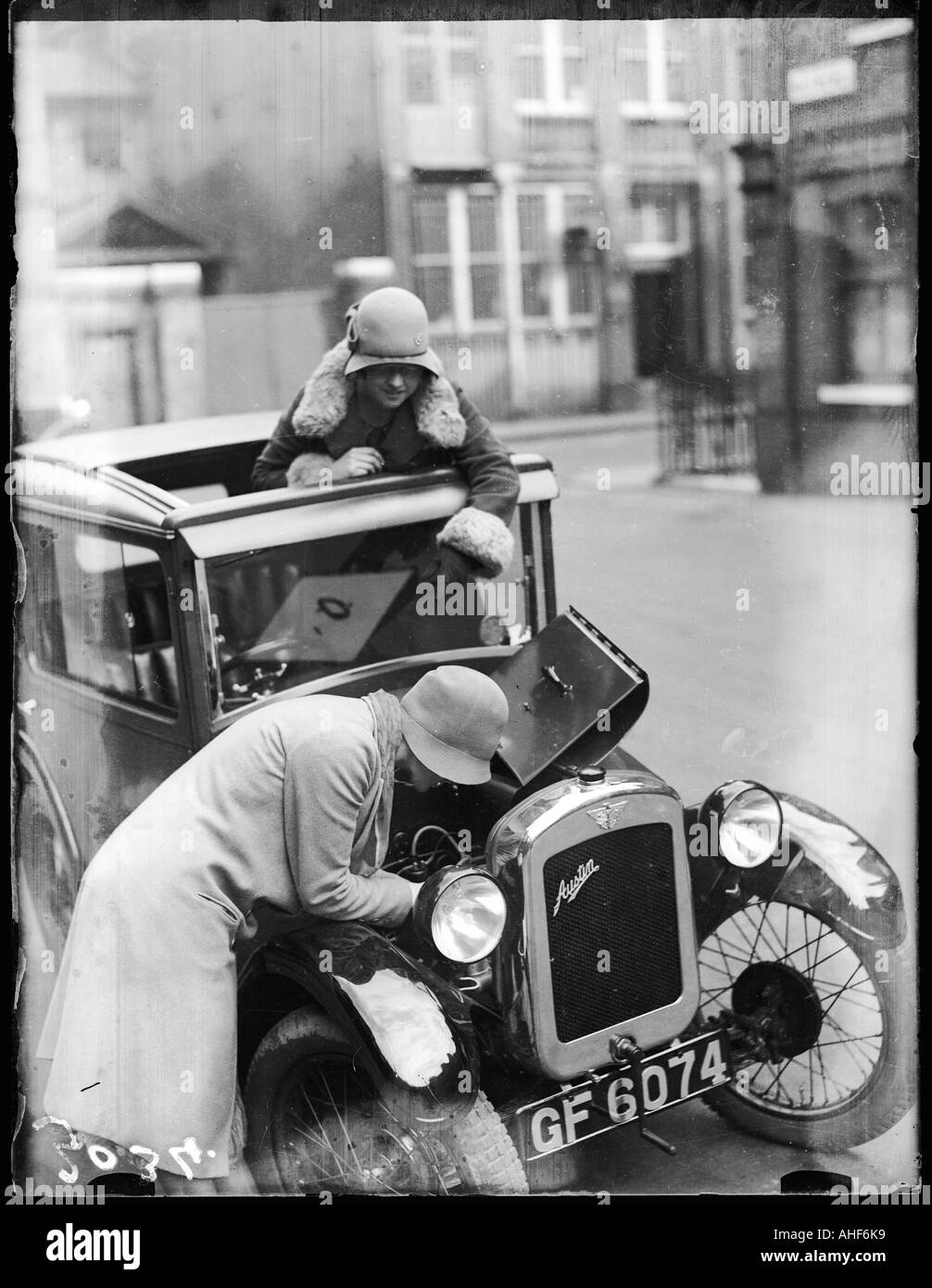 Motorschaden Stockfoto